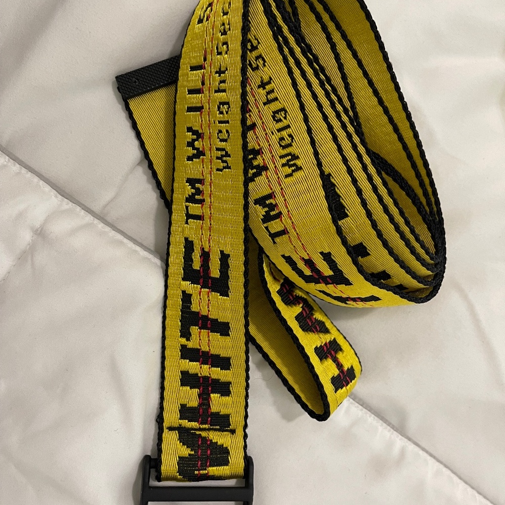 OFF WHITE INDUSTRIAL BELT NWT